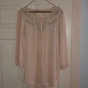 Light pink blouse